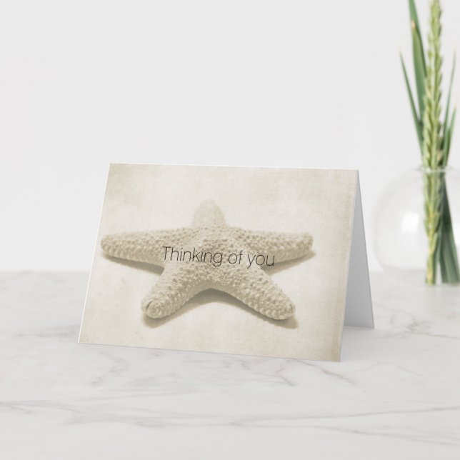 Starfish Personalised Card (Front)