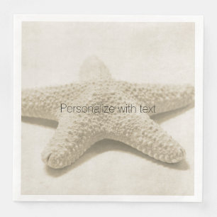 Starfish Personalised Napkin