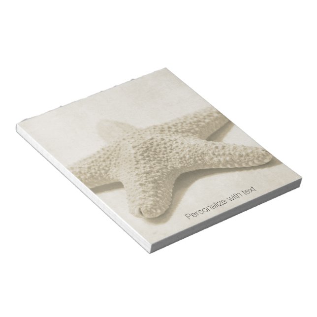 Starfish Personalised Notepad (Angled)