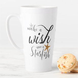 Starfish Quote Art Latte Mug
