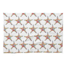 Starfish Rainbow Kitchen Towel