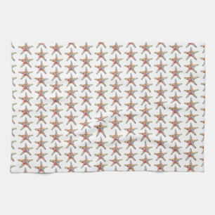 Starfish Rainbow Tea Towel