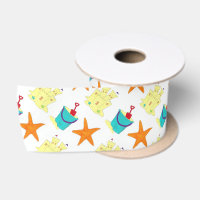 Starfish Sandcastle Beach Pail Summer Vacation Fun