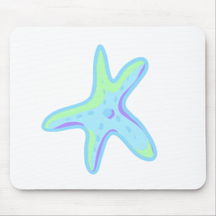 Starfish - Sea Star in Pastel Colours Mouse Mat