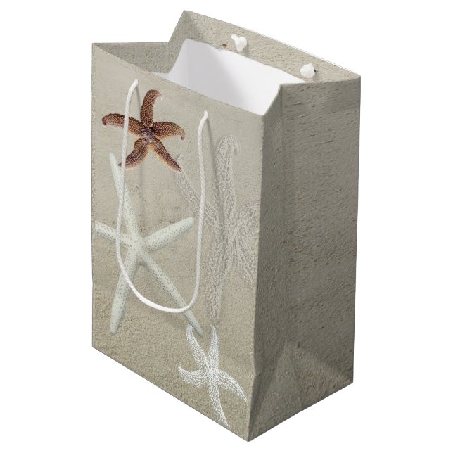 Starfish Sea Stars Beach Sand Gift Bag (Front Angled)
