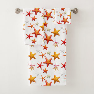 Starfish Simple Modern Bath Towel Set