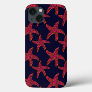 Starfish Style Pattern iPhone 13 Case