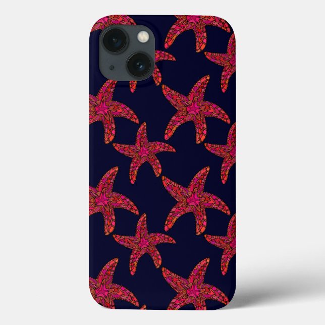 Starfish Style Pattern Case-Mate iPhone Case (Back)