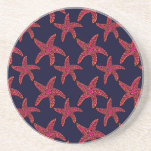 Starfish Style Pattern Coaster