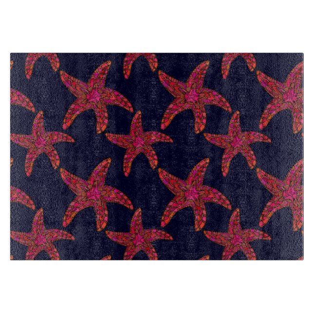 Starfish Style Pattern Cutting Board (Front)