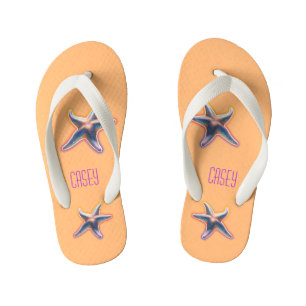 Starfish Surprise Kid's Flip Flops