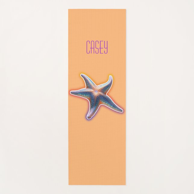 Starfish Surprise Yoga Mat (Front)
