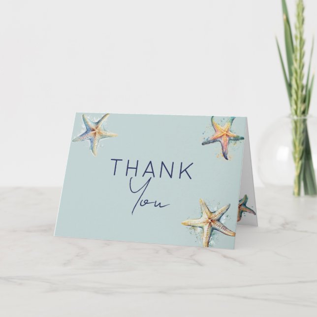 STARFISH  THANK YOU CARD (Front)