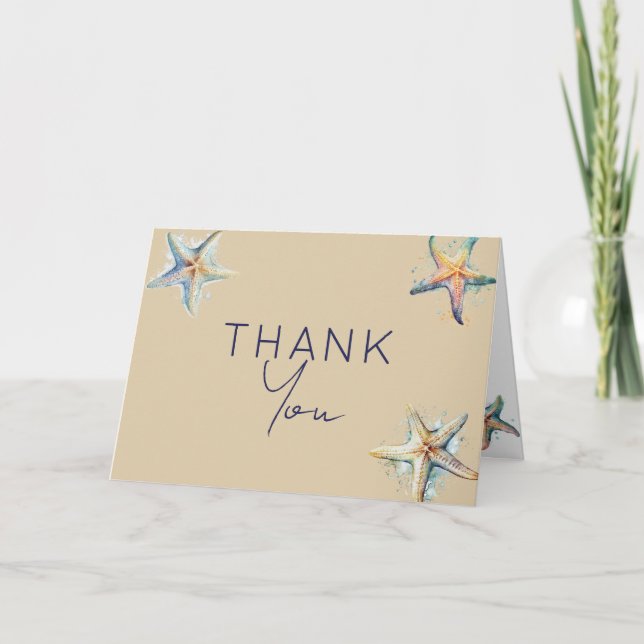 STARFISH  THANK YOU CARD (Front)