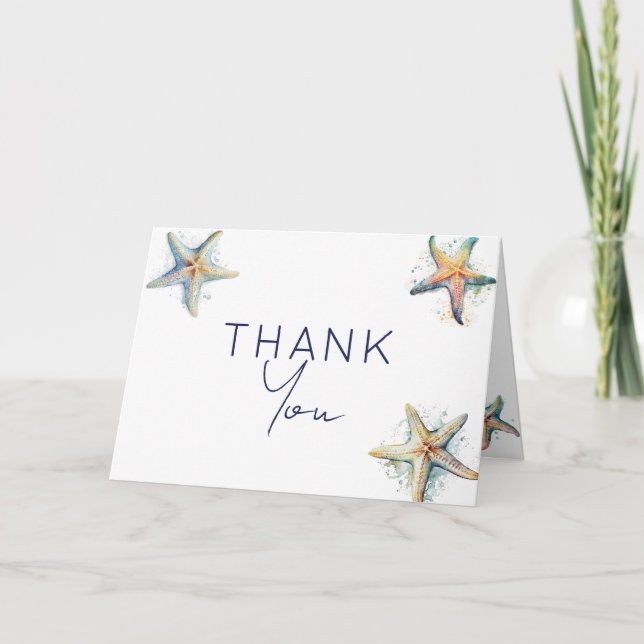 STARFISH  THANK YOU CARD (Front)