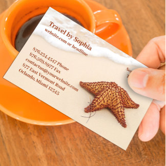 Starfish Travel Agency Business Card