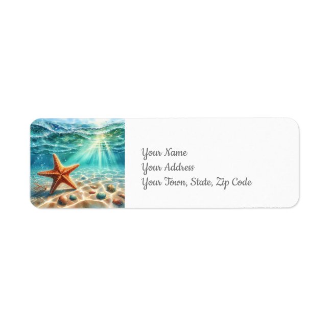 Starfish Under the Sea Coastal Beach (Front)