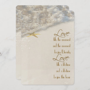 Starfish Wedding Invitation