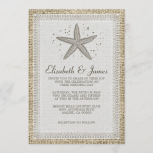 Starfish Wedding Invitations