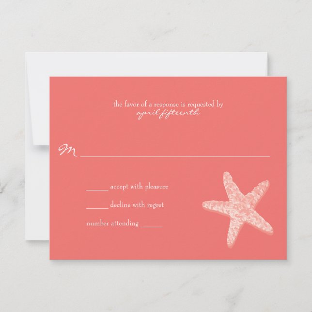 Starfish Wedding Response (Front)
