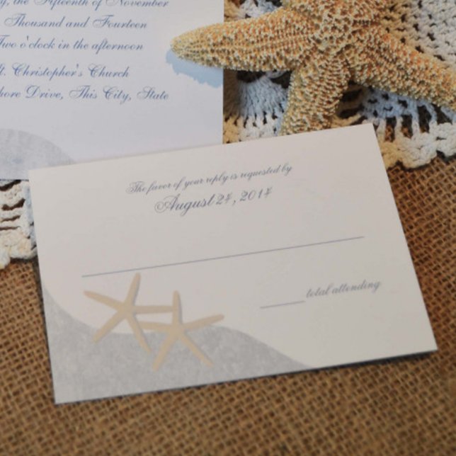 Starfish Wedding Response Card (Creator Uploaded)