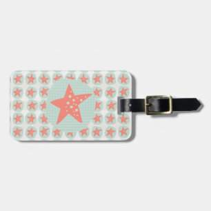 Starfish Whimsical Sea Ocean Nautical Luggage Tag
