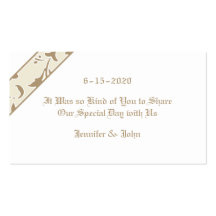 Starfish, Whitecap Gray, Wedding Favor Tag