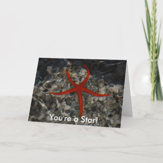 Starfish, You're a Star! Card