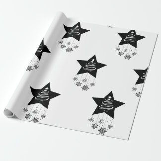 Starflakes wrapping paper