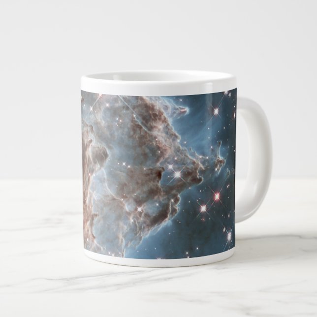Starforming Region Ngc 2174, Monkey Head Nebula. Large Coffee Mug (Front Right)
