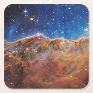 Starforming Region Ngc 3324 In The Carina Nebula. Square Paper Coaster