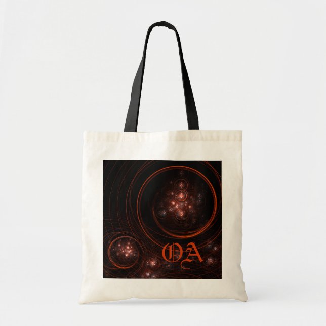Stargate Abstract Art Monogram Bag (Front)