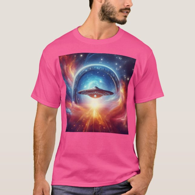 Stargate And Ufo T-Shirt (Front)