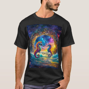StarGate Seahorses Design By Rich AMeN Gill T-Shirt