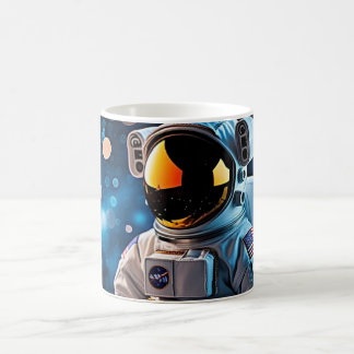 Stargazer Astronaut Close-Up Portrait Coffee Mug