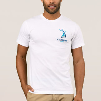 Stargazer Films Pocket Logo Short Sleeve, White T-Shirt