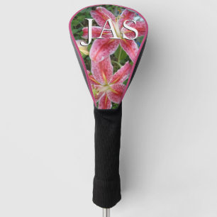 Stargazer Lilies Garden Floral Golf Head Cover