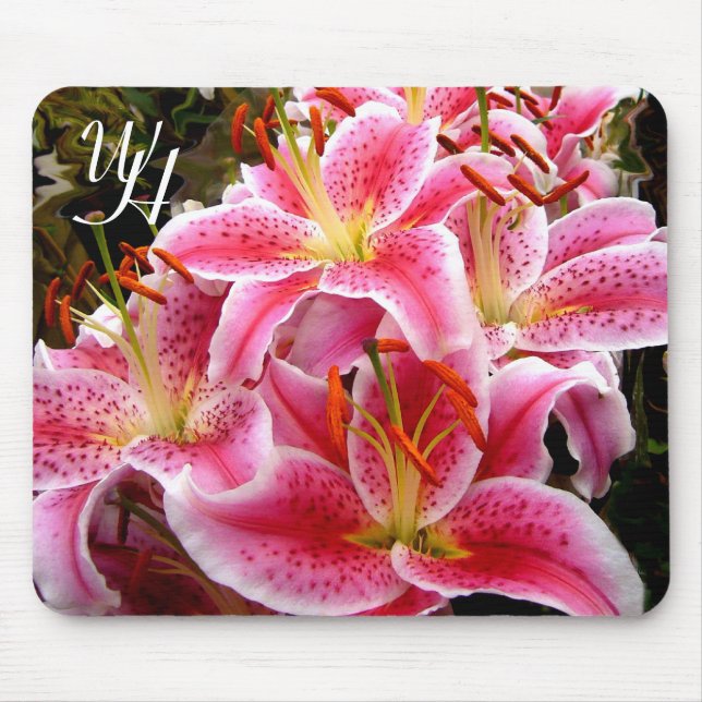 "Stargazer" Lilies Mouse Mat (Front)