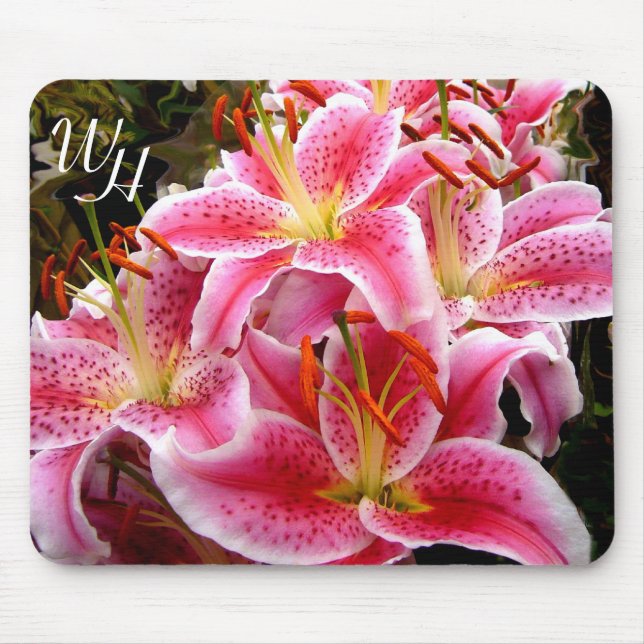 "Stargazer" Lilies Mouse Mat (Front)