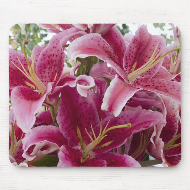 Stargazer Lilies Mouse Mat (Front)