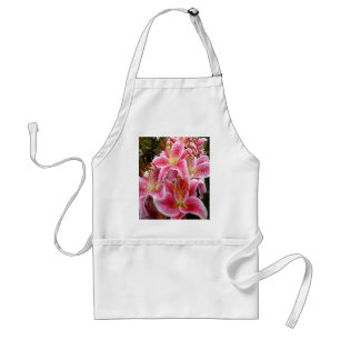 "Stargazer" Lilies Standard Apron