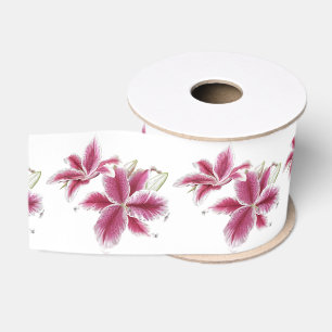 Stargazer Lilly 3" Grosgrain Ribbon