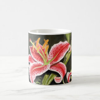 Stargazer Lilly coffee cup