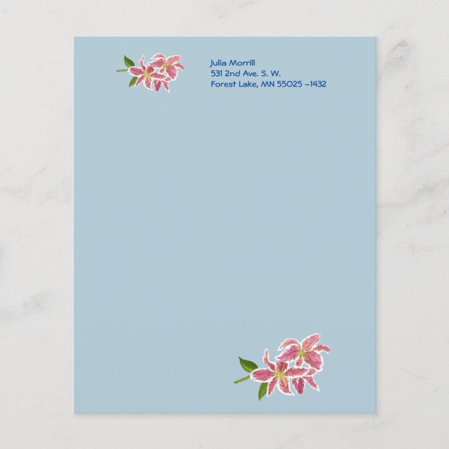 stargazer lily (Front)