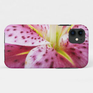 Stargazer Lily Bright Magenta Floral iPhone 11 Case