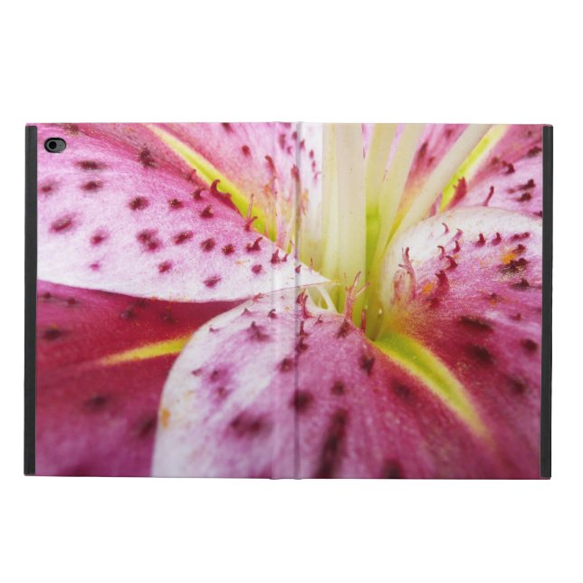 Stargazer Lily Bright Magenta Floral Powis iPad Air 2 Case (Outside)