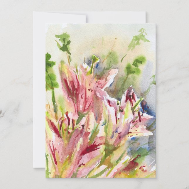 Stargazer Lily card (Front)