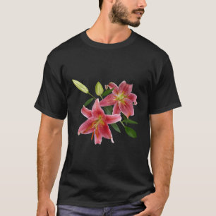Stargazer Lily Great For Gardeners Flower T-Shirt