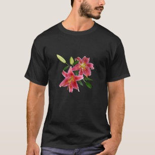 Stargazer Lily Great For Gardeners Flower T-Shirt