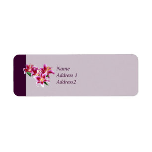 Stargazer Lily Heart Save the Date